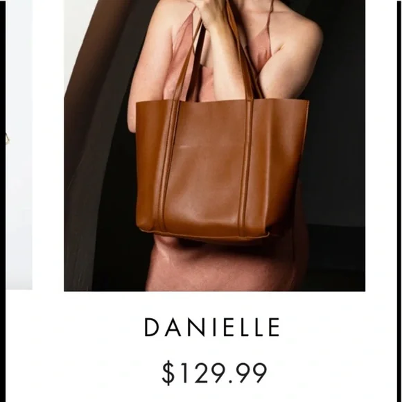 Henny+Lev Danielle Tote Bag “Cognac” - Picture 14 of 15